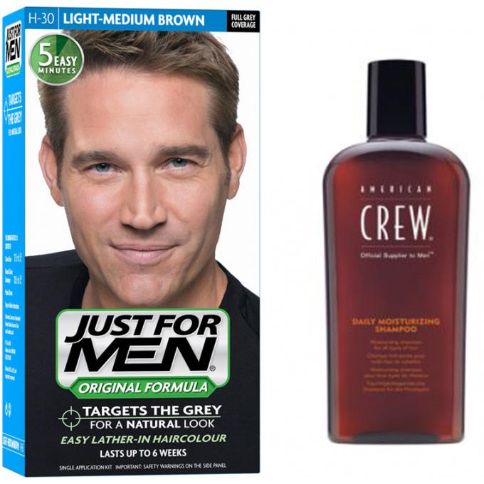 coloration + shampoing just for men