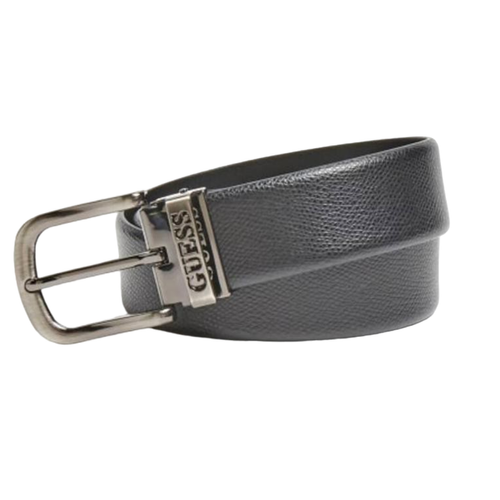 Guess Maroquinerie - Ceinture noire cuir Homme - Promotions Guess Maroquinerie