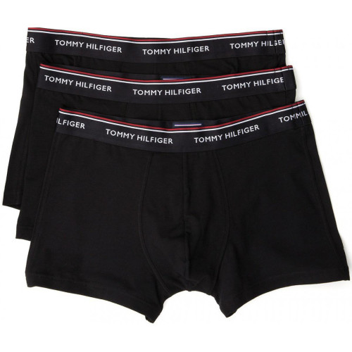 Tommy Hilfiger Underwear - LOT DE 3 BOXERS COTON - Siglé Tommy Hilfiger Noir - Promotions Cadeaux HOMME