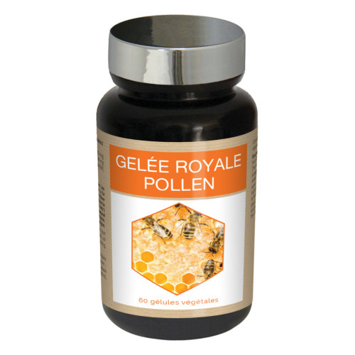 Nutri-expert - Pollen Gelée Royale "Pour Etre En Forme" - 60 gélules végétales - Produit sommeil vitalite energie