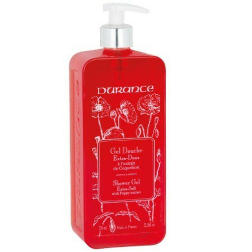 Durance - Gel Douche Coquelicot - Promotions Soins HOMME