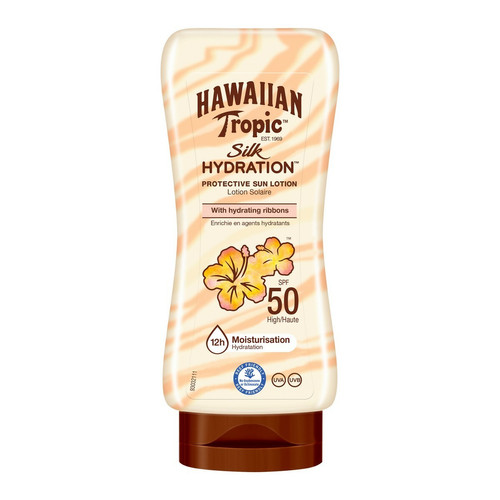 Hawaiian Tropic - Lotion Solaire Visage Non-Grasse 12h D'hydratation - Spf 50 - SOINS VISAGE HOMME