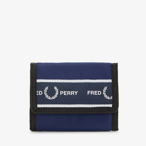 Fred Perry - Portefeuille velcro avec bande graphique - Porte cartes portefeuille homme