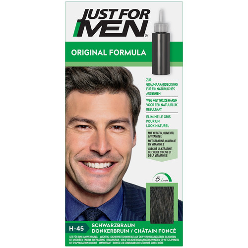 Just For Men - Coloration Cheveux Homme Châtain Foncé - Couleur Naturelle - Coloration Cheveux HOMME Just For Men