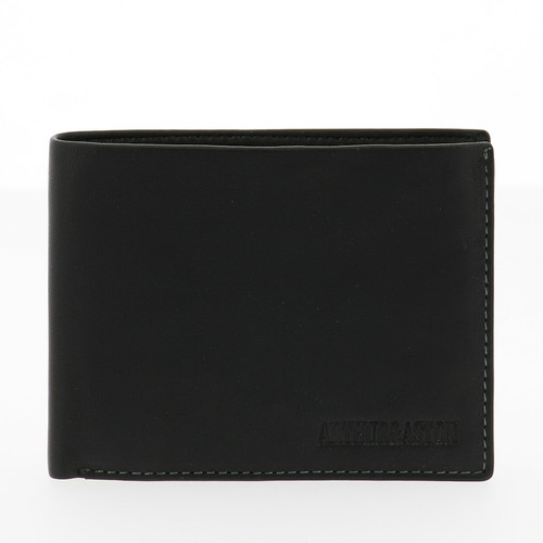 Portefeuille avec compartiments cartes Noir Arthur & Aston