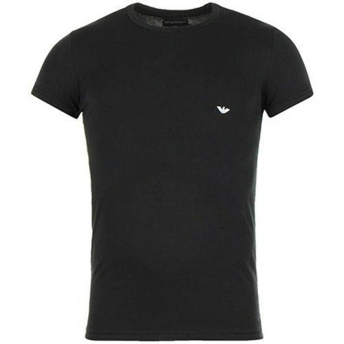 Crew Neck T-shirt – Coton Noir Emporio Armani Underwear