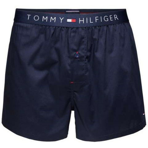Tommy Hilfiger Underwear - CALECON WOVEN NEW BASIC – Coton Bleu Marine - Cadeaux Fête des Pères