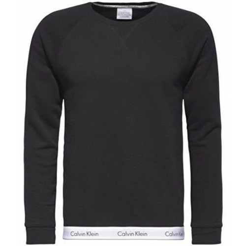 Calvin Klein Underwear - Sweatshirt Pyjama Coton Manches Longues - Col Rond Noir - Calvin klein maroquinerie underwear