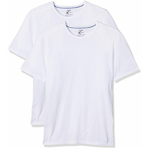 Dim - Pack de 2 T-Shirts Col Rond X-Temp - Thermorégulation Active Blanc / Blanc - Tee shirt homme col rond