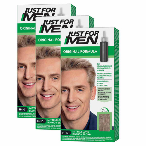 Just For Men - Colorations Cheveux Blond - Pack 3 - Coloration teinture homme