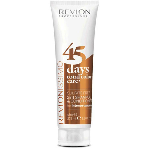 Revlon Professional - Shampooing Et Après-Shampooing Protecteur De Couleur 2en1 45 Days - Intense Coppers - Revlon produits coiffants
