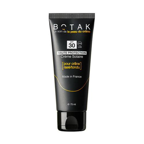 Botak - Protection solaire pour crâne rasé et/ou tondu SPF30 - Creme solaire visage homme