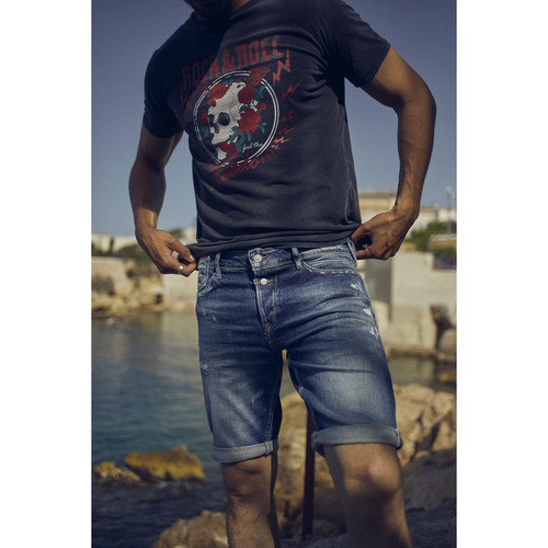 Le Temps des Cerises - Bermuda short en jeans LAREDO - Promos cosmétique et maroquinerie