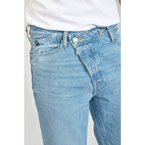Jeans loose, large 1998, 7/8ème bleu en coton Amos