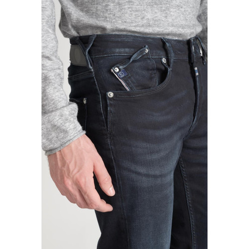 Le Temps des Cerises - Jeans ajusté 600/17, longueur 34 bleu en coton Ivan - Promotions Mode HOMME