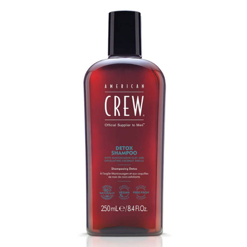 American Crew - Shampoing Détox Quotidien Purifiant 250 ml  - Shampoing cheveux gras homme