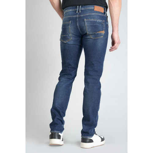 Jeans regular, droit 700/17, longueur 34 bleu en coton