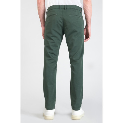 Pantalon slim - Vert en coton