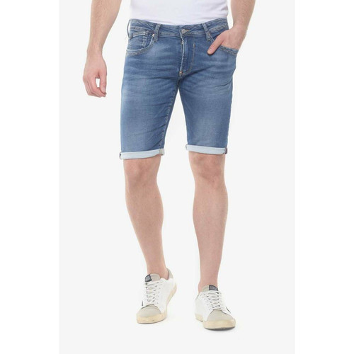 Le Temps des Cerises - Bermuda short en jeans JOGG bleu Lance - Promotions Mode HOMME