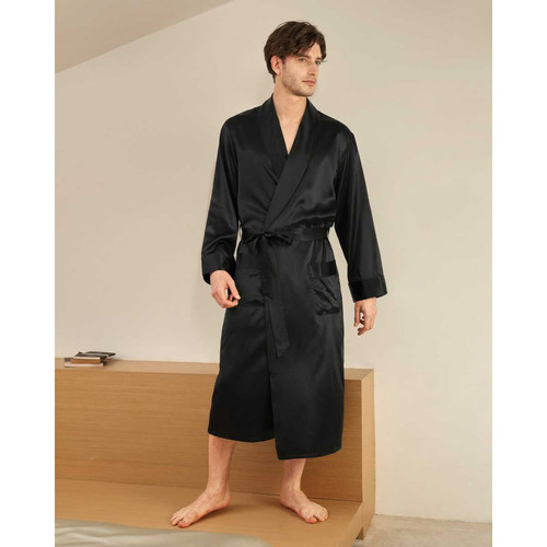 LilySilk - Robe Longue En Soie Luxueuse Classique Pour Homme - Promotions Mode HOMME