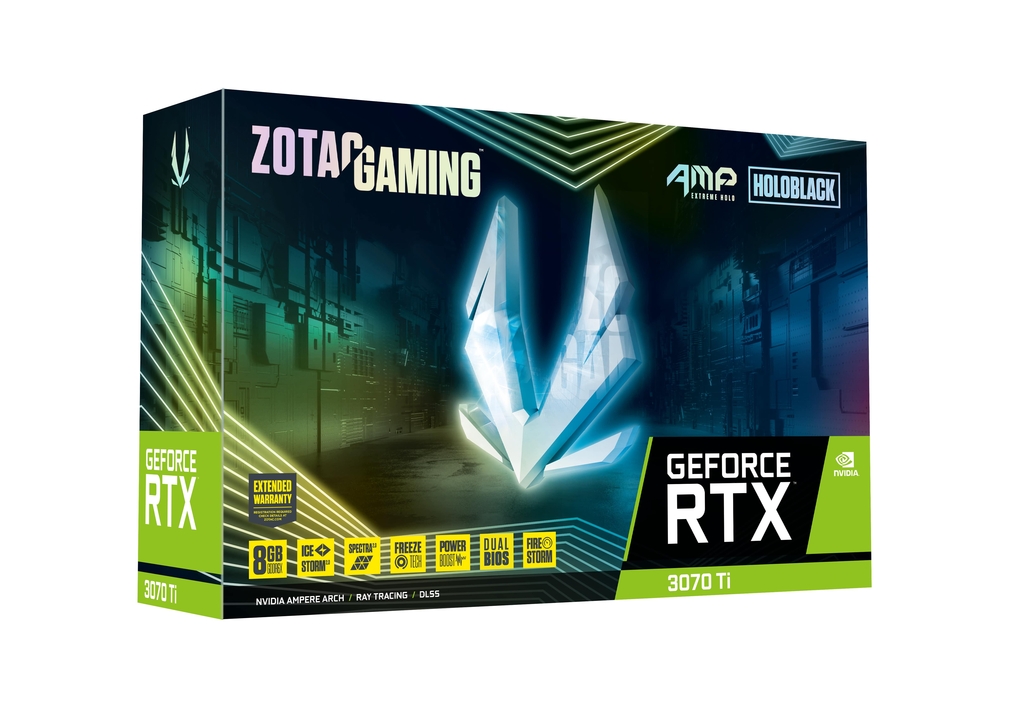 GeForce RTX 3070 Ti AMP 

Extreme Holo
