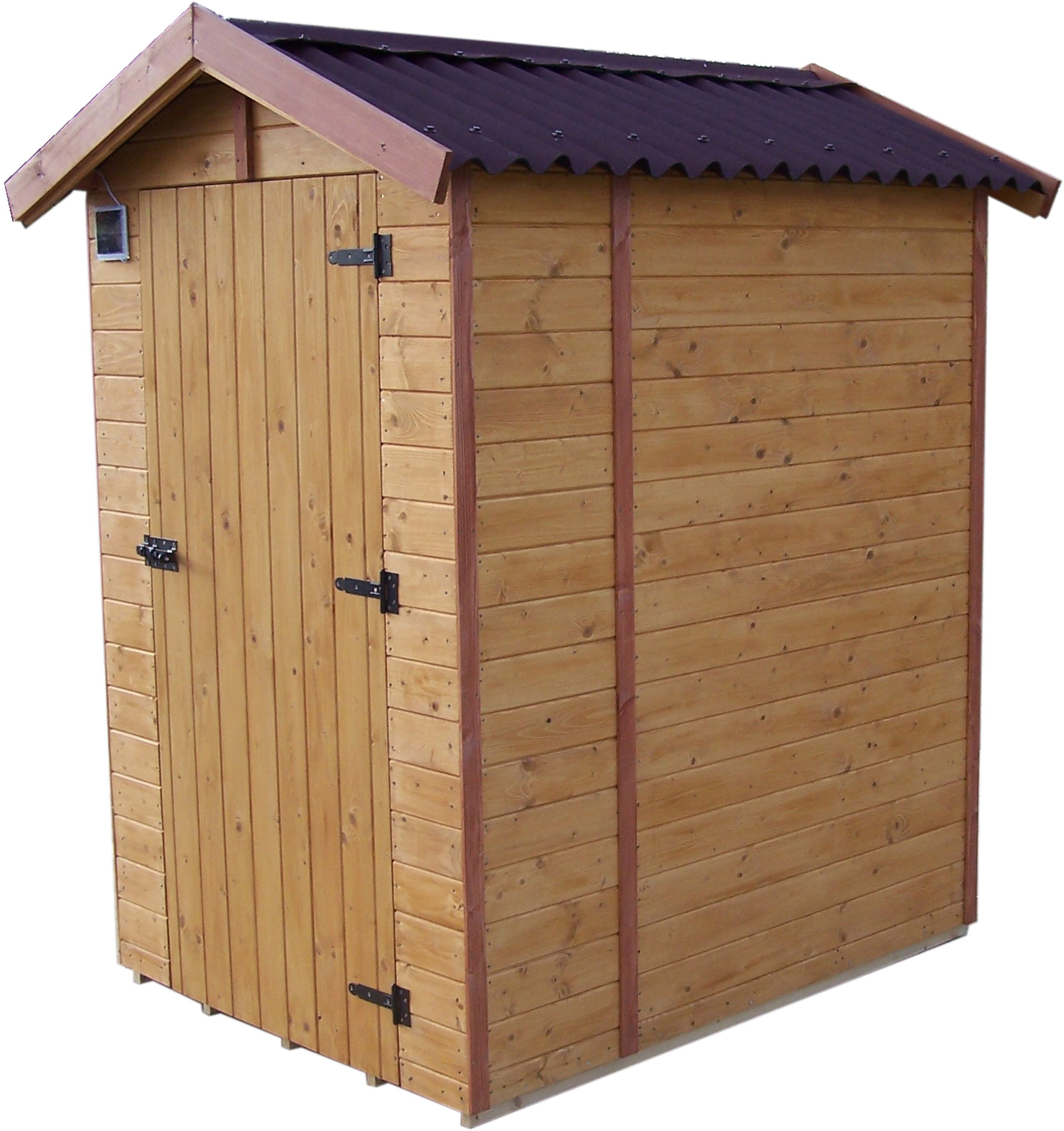 Abri EDEN toilettes sèches bois massif avec plancher avec panneau épaisseur 16 mm