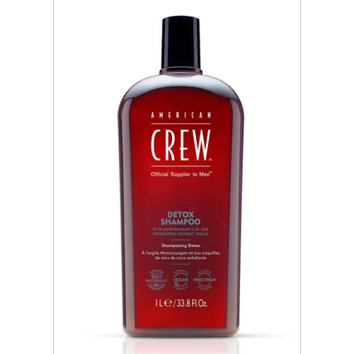 American Crew - DETOX Shampoing exfoliant et purifiant - SOINS CHEVEUX HOMME