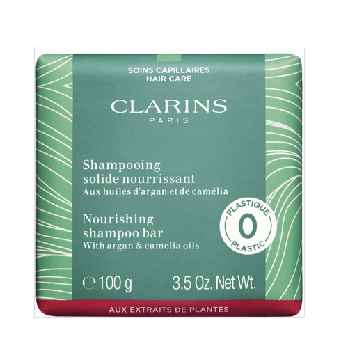 Clarins - Shampooing Solide Nourrissant - Aux Huiles d'Argan et de Camélia - Nouveautés Soins HOMME