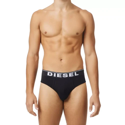 Diesel Underwear - Pack de 3 slips ceinture élastique noir/blanc/gris - Promotions Mode HOMME