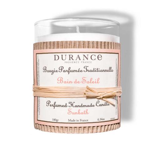 Durance - Bougie Parfumée Traditionnelle Bain de Soleil - Nouveautés Soins HOMME
