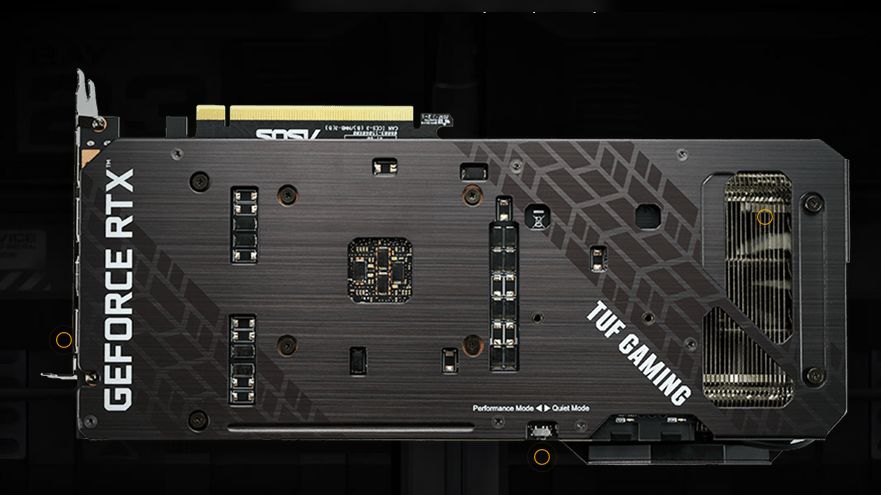 GeForce RTX 3060 Ti TUF V2 GAMING 8Go design