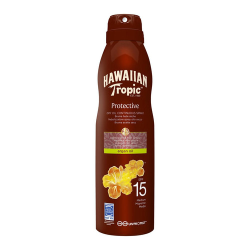 Hawaiian Tropic - Brume Protectrice Bronzage Uniforme A L'huile D'argan - Spf 15 - Promotions Soins HOMME
