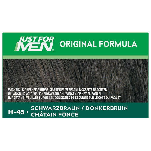 Coloration Cheveux Homme Châtain Foncé - Couleur Naturelle Just for Men