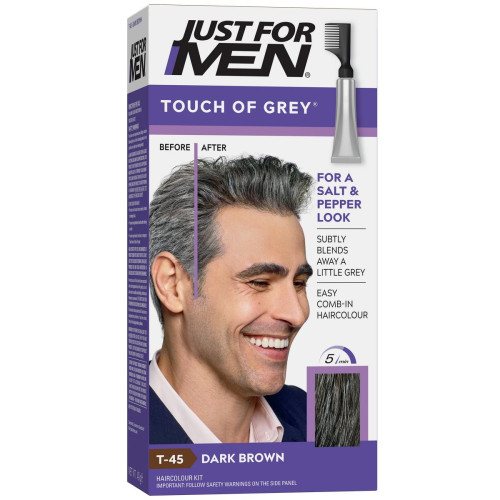 Coloration Cheveux Homme - Gris Châtain Foncé Just for Men