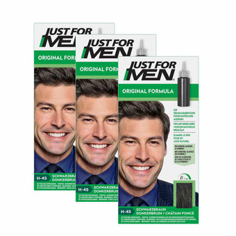 Just For Men - Colorations Cheveux Châtain Foncé - Pack 3