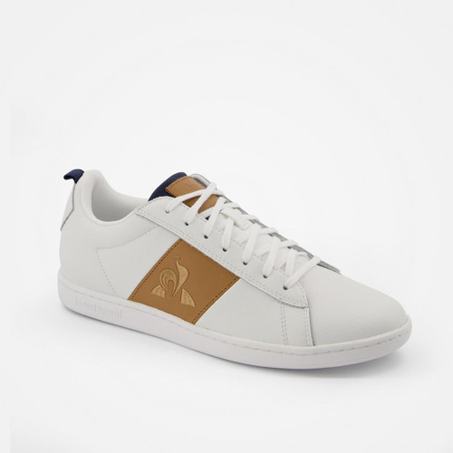 Le coq sportif - Baskets Homme COURTCLASSIC TWILL Blanc - Promotions Mode HOMME