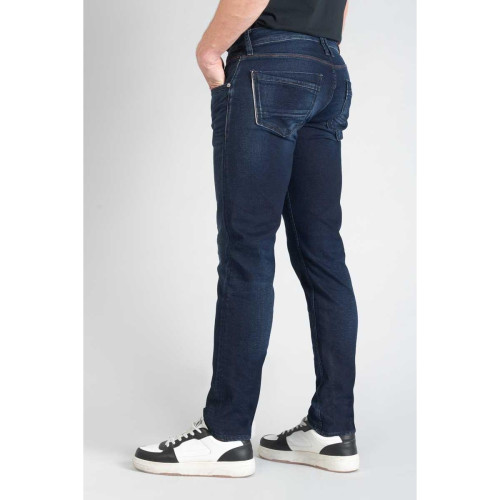 Le Temps des Cerises - Jeans ajusté stretch 700/11, longueur 34 bleu en coton Mason - Promotions Mode HOMME