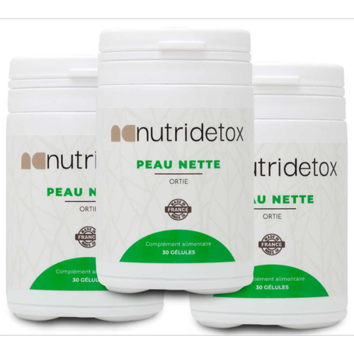 Nutridetox - Peau Nette - X3 - Promotions Soins HOMME