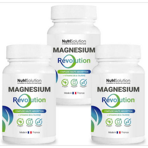 NutriSolution - Magnesium Révolution - X3 - Promotions Soins HOMME