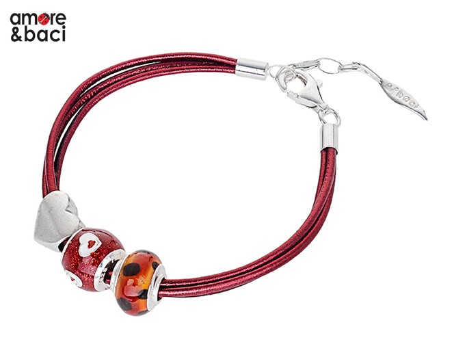 bracelet coton rouge