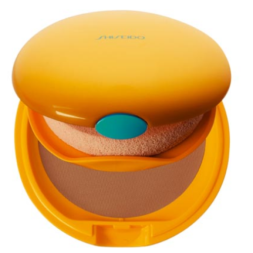 Shiseido - Fond de Teint Compact Bronzant SPF 6 Miel - Creme solaire visage homme