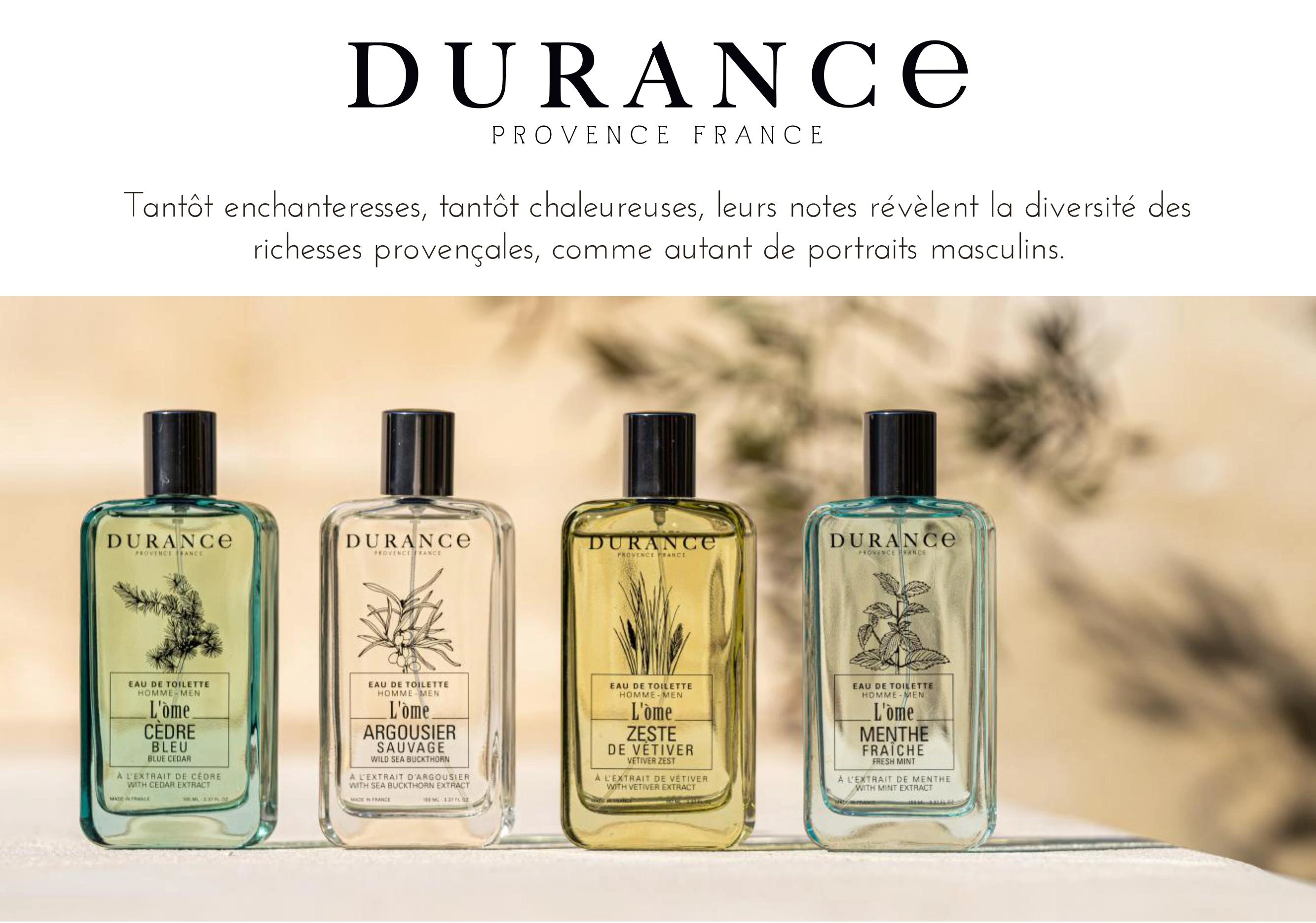 Durance parfums chez Mencorner