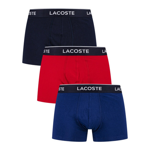Lacoste Underwear - Boxer court homme Bleu / Bleu Marine / Rouge - Shorty boxer homme