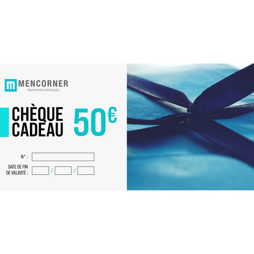 Mencorner.Com - Chèque Cadeau 50€ Mencorner - Coffret cadeau soin homme