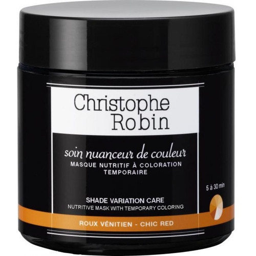 Christophe Robin - Masque nuanceur de couleur Roux Vénitien - Apres shampoing cheveux homme