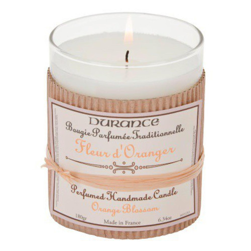 Durance - Bougie Traditionnelle DURANCE Parfum Fleur d'Oranger SWANN - Parfums d'Ambiance et Bougies Parfumées