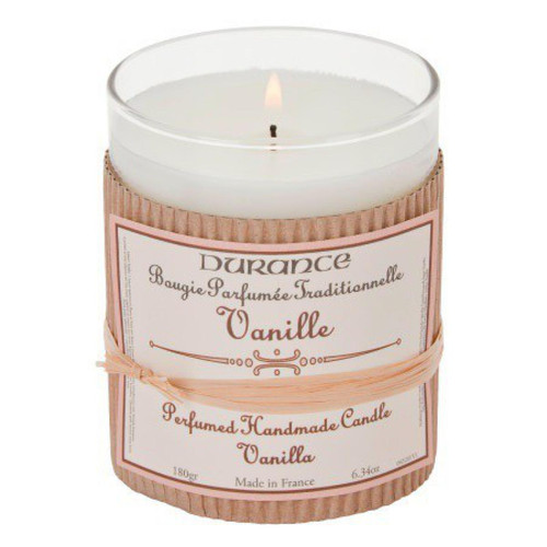 Durance - Bougie Traditionnelle DURANCE Parfum Vanille SWANN - Noël Parfum HOMME