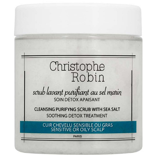 Christophe Robin - Scrub lavant purifiant cheveux au sel marin - Soin homme christophe robin