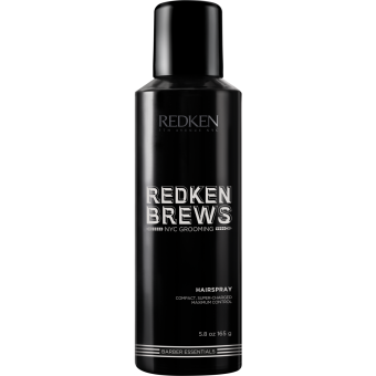Redken - RK BREWS LAQUE HAIRSPRAY FINITION - Redken brews soin cheveux barbe homme