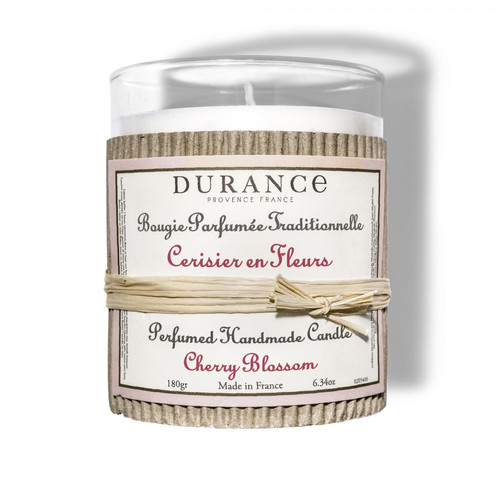 Durance - Bougie parfumée traditionnelle Cerisier en Fleurs - Parfum homme
